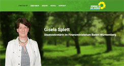 Desktop Screenshot of gisela-splett.de